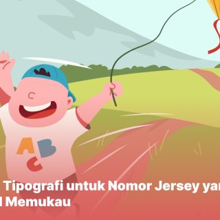 Kreasi Tipografi untuk Nomor Jersey yang Tampil Memukau