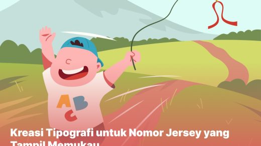 Kreasi Tipografi untuk Nomor Jersey yang Tampil Memukau