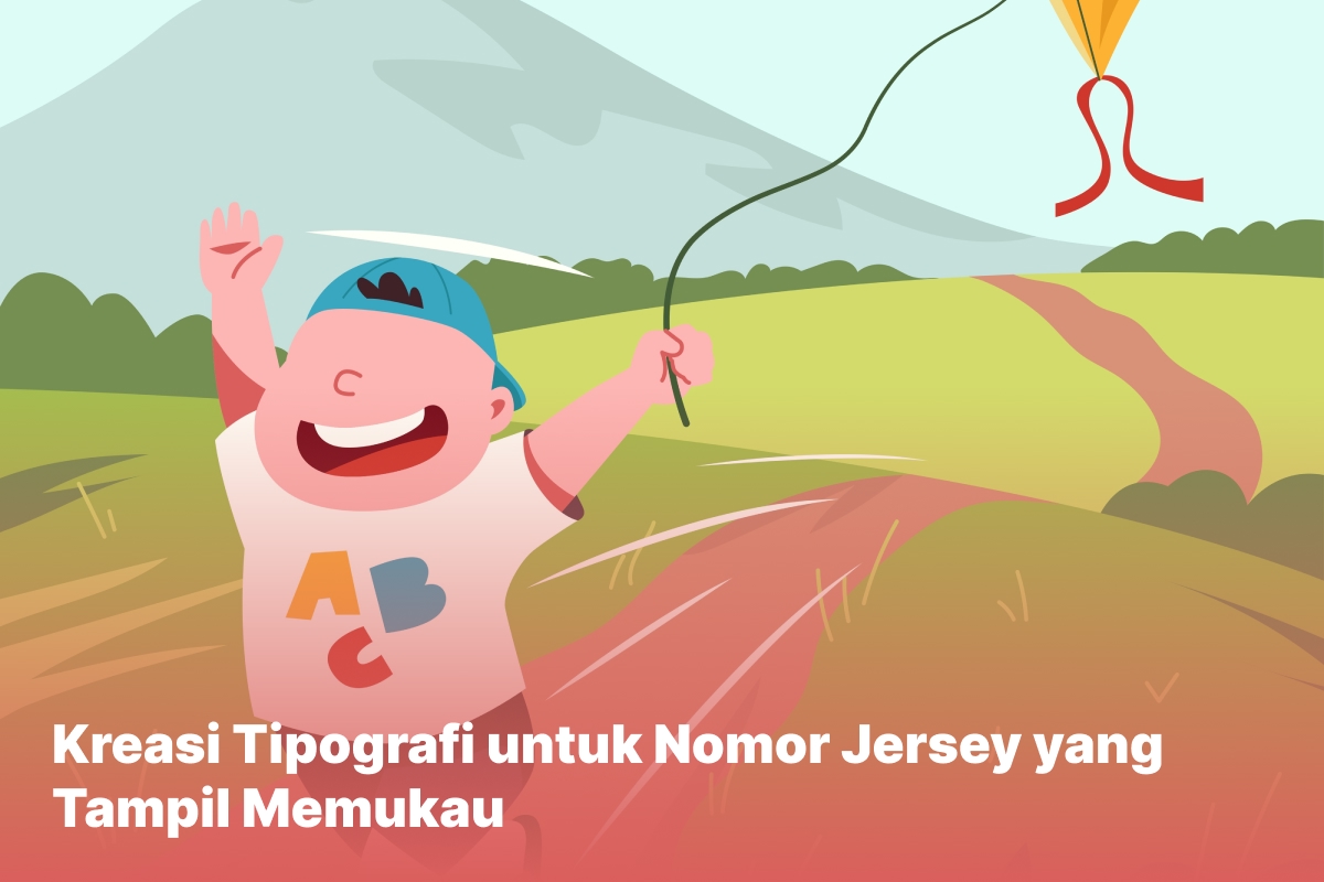 Kreasi Tipografi untuk Nomor Jersey yang Tampil Memukau