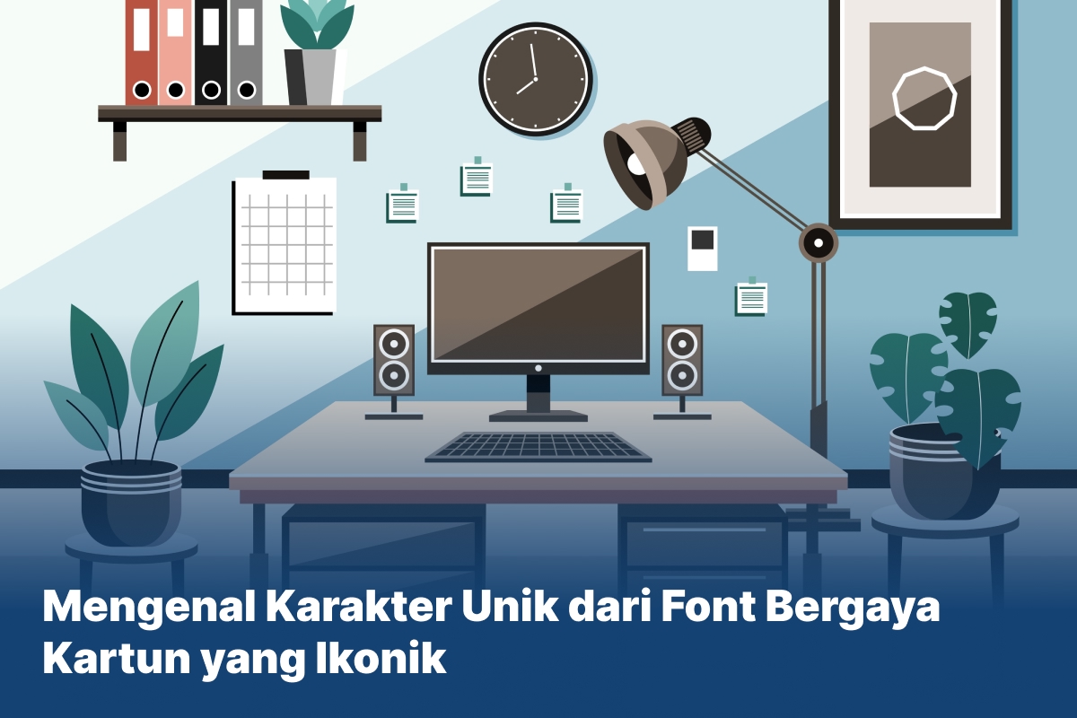 Mengenal Karakter Unik dari Font Bergaya Kartun yang Ikonik
